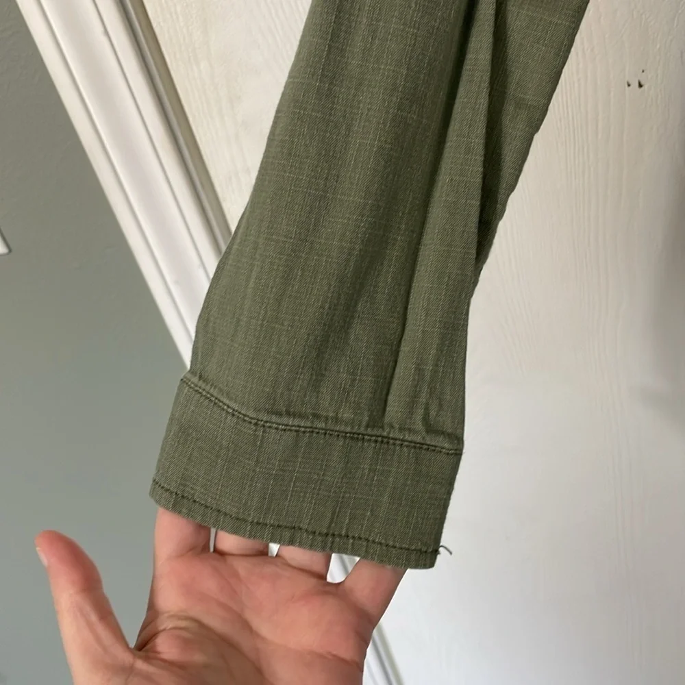 Abercrombie & Fitch Olive Army Green Women’s Light Utility Jacket Size XS